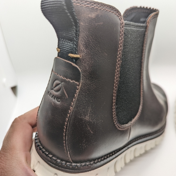 Cole Haan ZERØGRAND Chelsea Brown Boot Men's Size 9.5 W C30716 - Picture 10 of 11